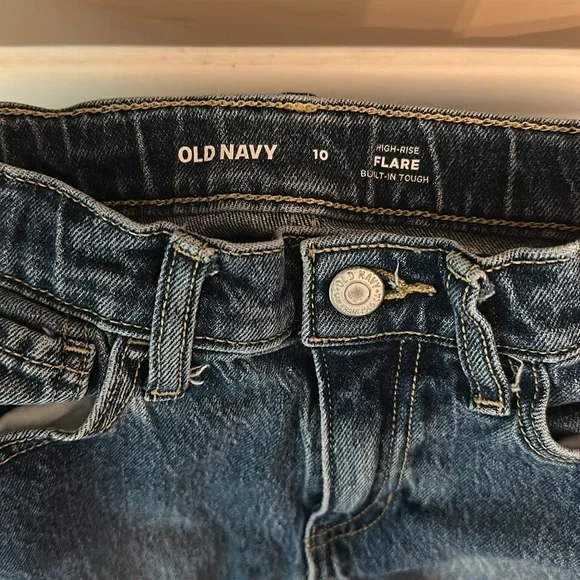 OLD NAVY GIRLS DARK WASH FLARE DENIM - Picture 2 of 3